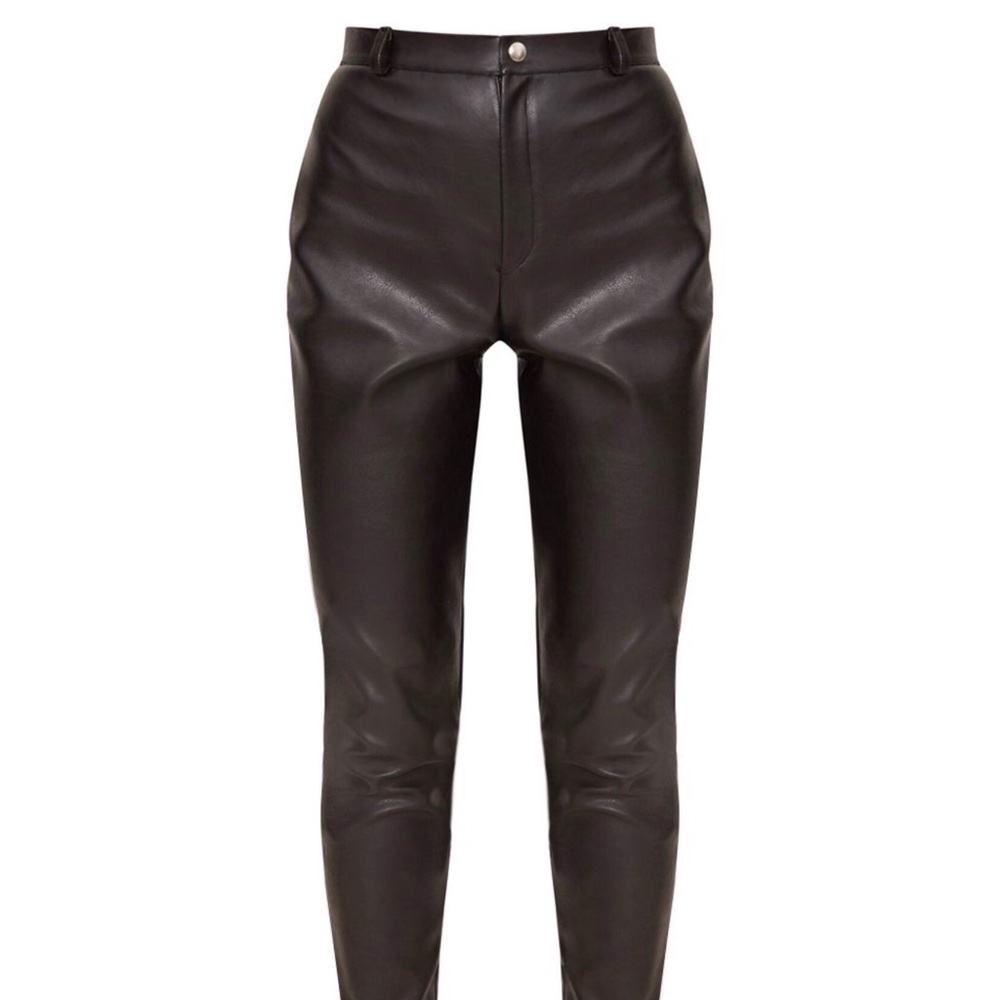 Stone Faux Leather Skinny Pants NWT